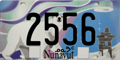 NU license plate 2556