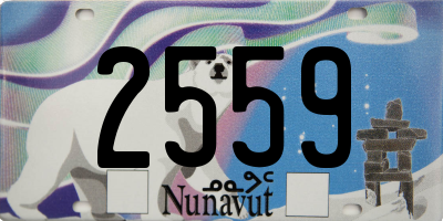 NU license plate 2559