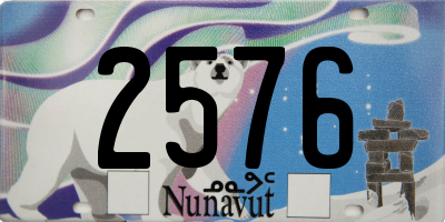 NU license plate 2576