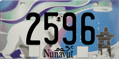 NU license plate 2596