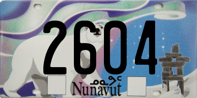 NU license plate 2604