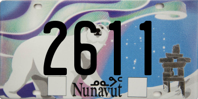 NU license plate 2611