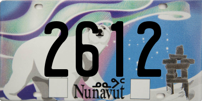 NU license plate 2612