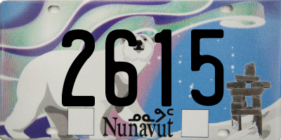 NU license plate 2615