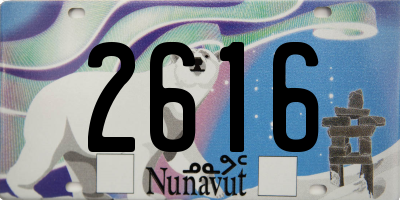 NU license plate 2616