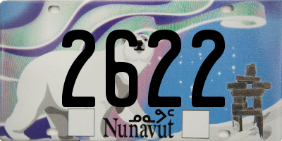 NU license plate 2622