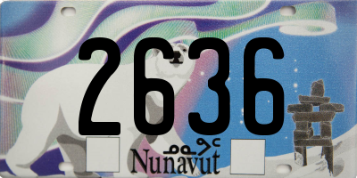 NU license plate 2636