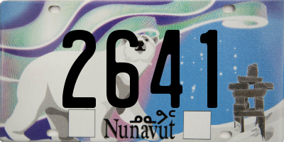 NU license plate 2641