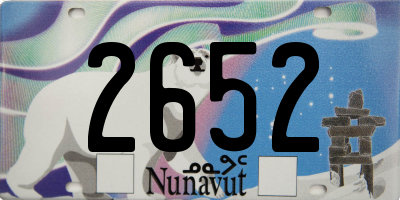 NU license plate 2652