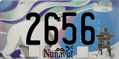 NU license plate 2656