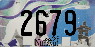 NU license plate 2679