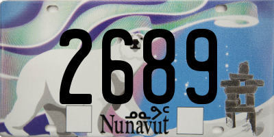 NU license plate 2689