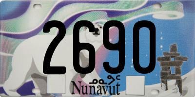 NU license plate 2690