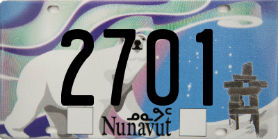 NU license plate 2701