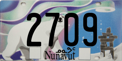 NU license plate 2709