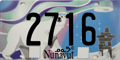 NU license plate 2716