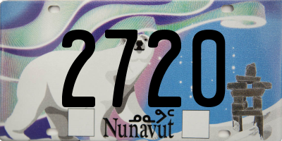 NU license plate 2720