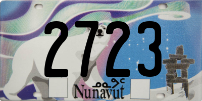 NU license plate 2723