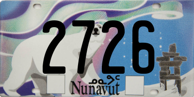 NU license plate 2726