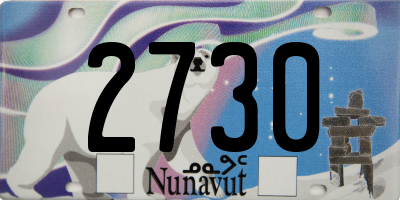 NU license plate 2730