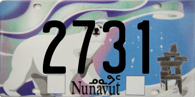 NU license plate 2731