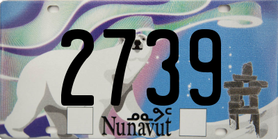 NU license plate 2739