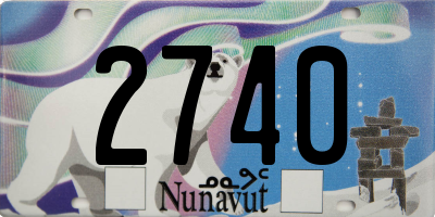 NU license plate 2740