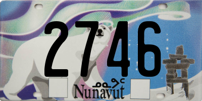 NU license plate 2746