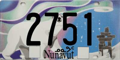 NU license plate 2751