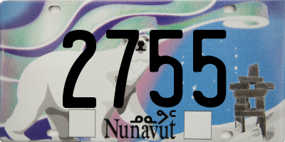 NU license plate 2755