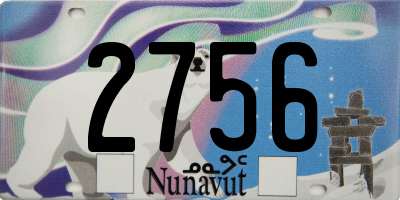 NU license plate 2756