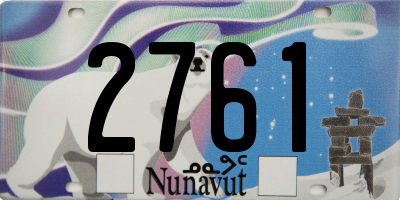 NU license plate 2761