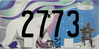 NU license plate 2773