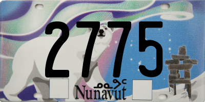 NU license plate 2775