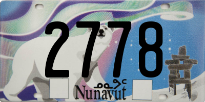 NU license plate 2778