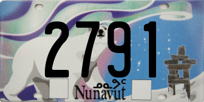 NU license plate 2791