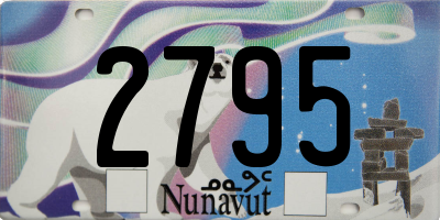 NU license plate 2795