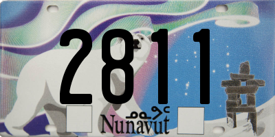 NU license plate 2811