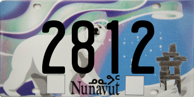 NU license plate 2812