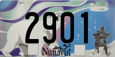 NU license plate 2901