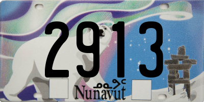 NU license plate 2913