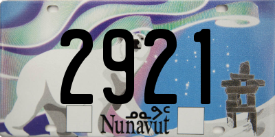 NU license plate 2921