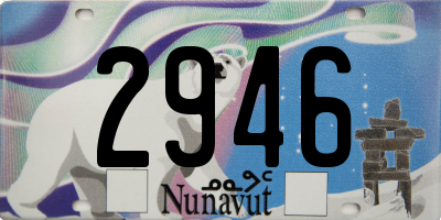 NU license plate 2946