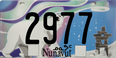 NU license plate 2977