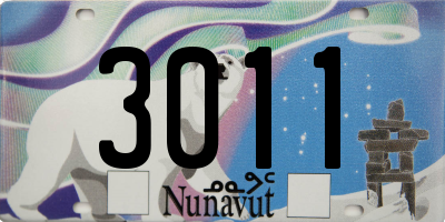 NU license plate 3011