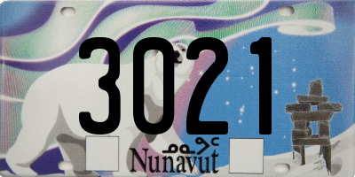 NU license plate 3021