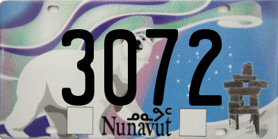 NU license plate 3072