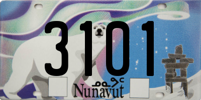 NU license plate 3101