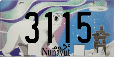 NU license plate 3115