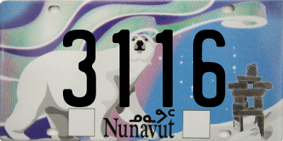 NU license plate 3116